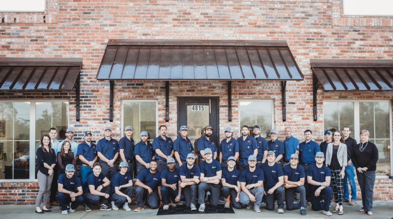 ace air conditioning team photo